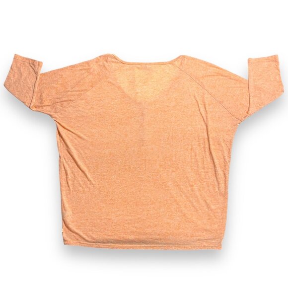 Victoria's Secret Peach Henley Top Size M/M Womens Casual Knit - Picture 11 of 11